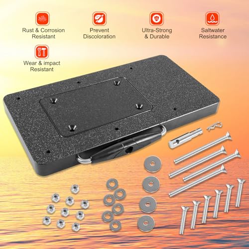 1854021 Composite Quick Release & Installer Bracket for Minn Kota Trolling Motors – Also Referred to MKA-21, Fits for Ulterra/Terrova/PowerDrive/PowerDrive V2 / PowerDrive Pontoon/Deckhand 40