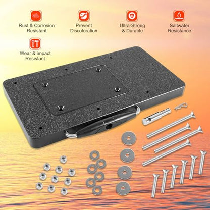 1854021 Composite Quick Release & Installer Bracket for Minn Kota Trolling Motors – Also Referred to MKA-21, Fits for Ulterra/Terrova/PowerDrive/PowerDrive V2 / PowerDrive Pontoon/Deckhand 40