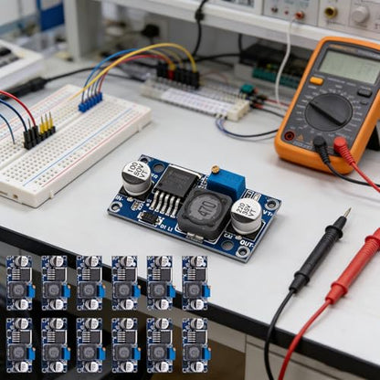 6 Pack LM2596 DC-DC Buck Converter, Step Down Module Power Supply DIP Output 1.25V-35V 3A