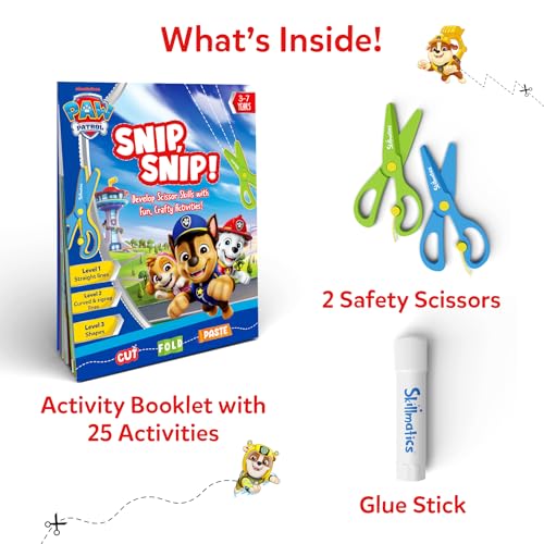 Skillmatics Snip Snip PAW Patrol, Scissor Skills, Felt Craft, Gift for Kids - style: 2. PAW Patrol