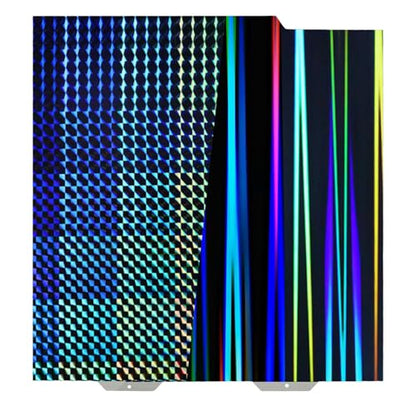 IdeaFormer-3D H1H Smooth Build Plate for Bambu Lab A1 Mini, Rainbow Streak+Phantom Double Sided Textured Spring Steel Sheet 184x184mm for Bambulab A1 Mini - color: Smooth H1H