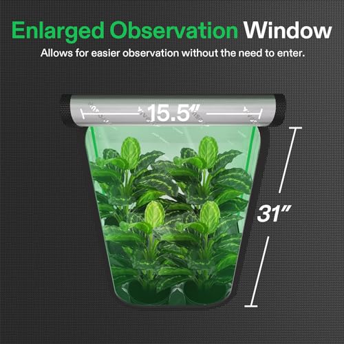 VIVOSUN P276 PRO Grow Tent 32"x32"x 63" Reflective Mylar Indoor Grow Tents - size: 32"x32"x63"