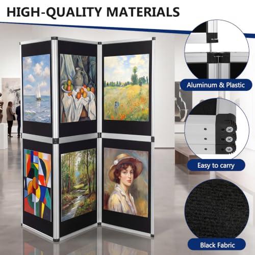 Generic 6 1 Panel Trade Show Display Panels Folding Poster Board System