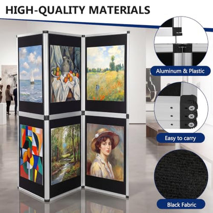 Generic 6 1 Panel Trade Show Display Panels Folding Poster Board System