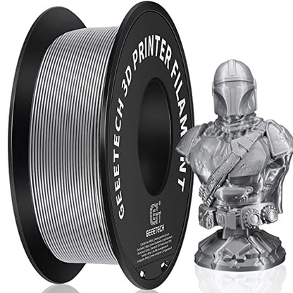 Geeetech Silver PLA Filament 1.75mm 1kg - color: 1kg Pla New Silver