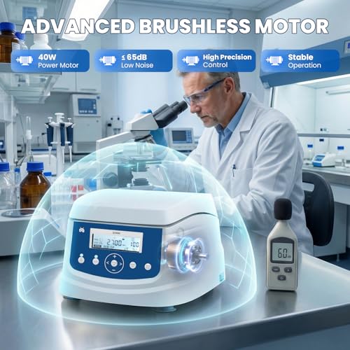 Mxmoonant Centrifuge Machine, 15ml Lab PRP Benchtop Centrifuges