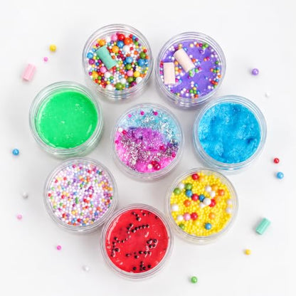 TUZAZO 48 Pack 4 Oz Plastic Containers Small Jars with White Lids - size: 4 Oz