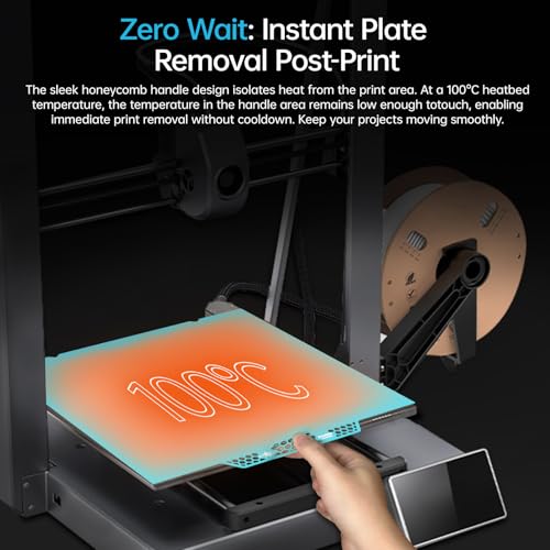 BIQU CryoGrip Pro Glacier Build Plate for K1 Max 3D Printer - color: Glacier-Blue, size: 310*315MM, style: Glacier
