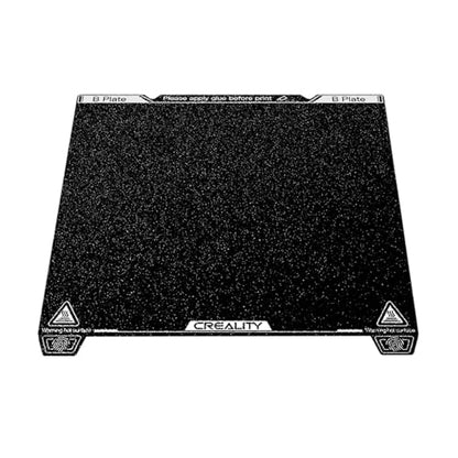 Creality K1 Max Build Plate Kit 315 * 310mm, 3D Printer Platform with Frosted PEI Surface and Without Soft Magnetic Sticker for K1, K1 Max, Ender 3 Max Neo, Ender 3 S1 Plus 3D Printers - style: K1 Max Build Plate