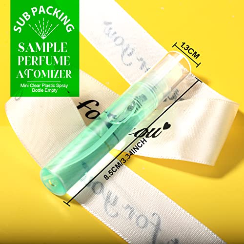 Teenitor 20Pcs Mini Perfume Sample Bottle, Perfume Travel Refillable 5ml - size: 5ml