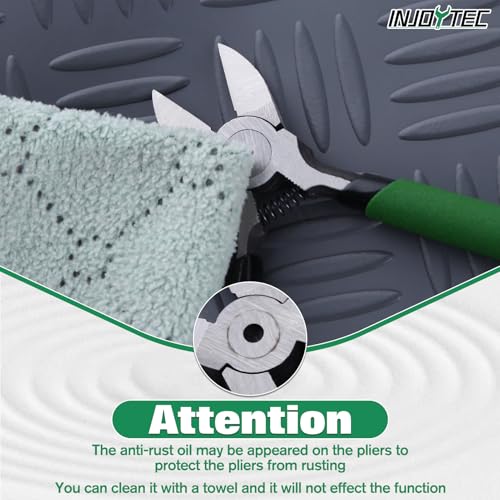 Mini Wire Flush Cutters 5 Inch Wire Cutters Diagonal Cutters - size: 5"