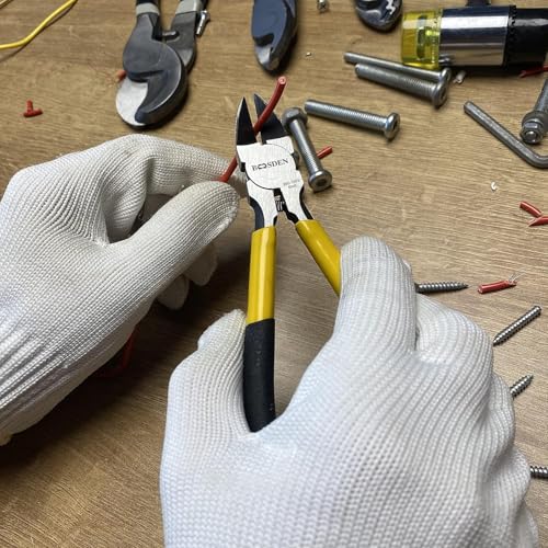 BOOSDEN Mini Flush Cutters & Wire Cutters Set for Jewelry Making 5 Inch - size: 5" Wire Cutter+5" Flush Cutter