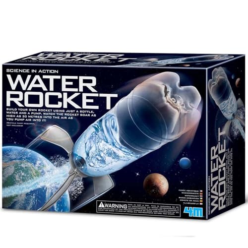 4M Science in Action Water Rocket - Bottle Rocket Launcher Kit for Kids