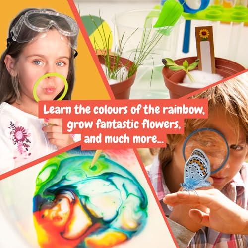 Science4you My First Science kit for Kids Age 4+ - Kids Chemistry Set + Science kit with Educational Experiments, STEM Toys, Games, Birthday Gifts for Boys & Girls Age 4 5 6+ - style: 3. First Science Kit
