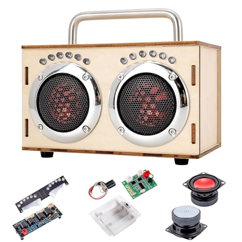 STEM Projects Kit for Kids & Adults, Build Your Own Portable DIY Wood Bluetooth Speaker, Science Experiment Electronics Kit Toys for Boys & Girls Ages 8-12 9 10 11 14 16 Birthday Gift-Chrome - color: Chrome