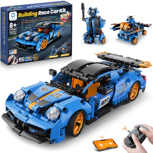Sillbird Car Robot Building Kit with Remote Control STEM Gifts for Boys 8+
