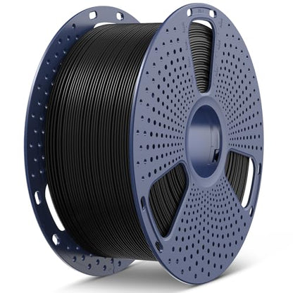 SUNLU PLA 3D Printer Filament, Large Spool, Black, 3KG - color: Large Spool 3kg Pla Black, size: 3 kg