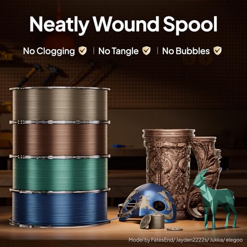ELEGOO PLA 3D Printer Filament 1.75mm Metallic Blue 1KG - color: 1pcs Metallic Blue