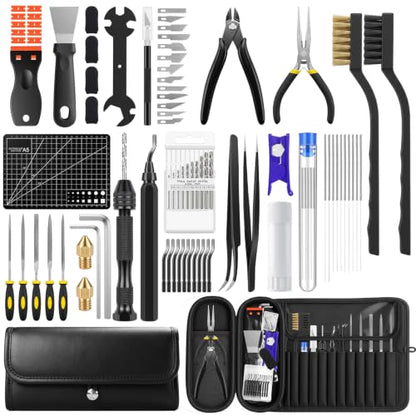 82 PCS 3D Printer Tool Kit, All-in-One Accessories for FDM/SLA Printers