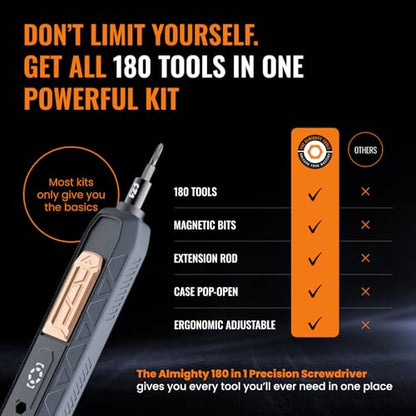 180-in-1 Precision Screwdriver Set for Electronics