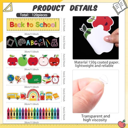 Containlol 118ft Bulletin Board Border Classroom Border, ABC Style - style: Abc Style