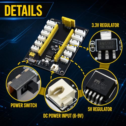 ESP32-S3 IoT Dev Kit: Sensor Expansion Board, OLED
