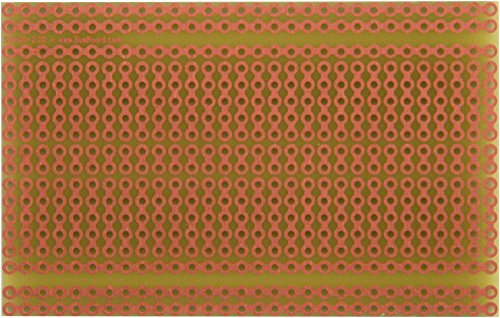 SB400 Solderable PC BreadBoard, 1 Sided PCB, Matches 400 tie-Point breadboards with Power Rails, 1.90 x 3.00 in (48.3 x 76.2 mm)