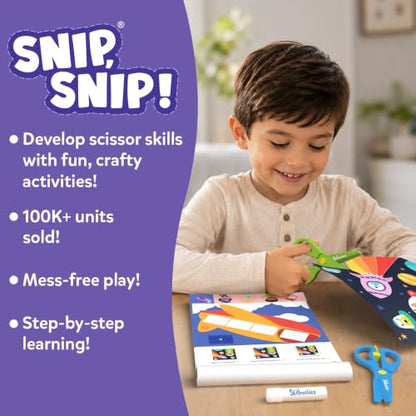 Skillmatics Snip Snip, Scissor Skills, Felt Craft Activity, Gift for Kids - style: 1. Multi-Theme