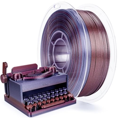 ZIRO Slow Color Gradient 1.75mm PLA, Fit Most 3D Printer, Stardust Sparkle - color: Stardust Sparkle