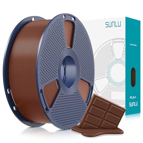 SUNLU PLA Plus Filament 1.75mm Chocolate 1KG - color: 1kg Pla Plus Chocolate, size: 1 kg