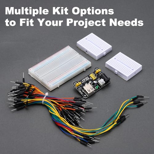 MECCANIXITY Breadboard Electronics Component Fun Kit 400/170 Tie-Points
