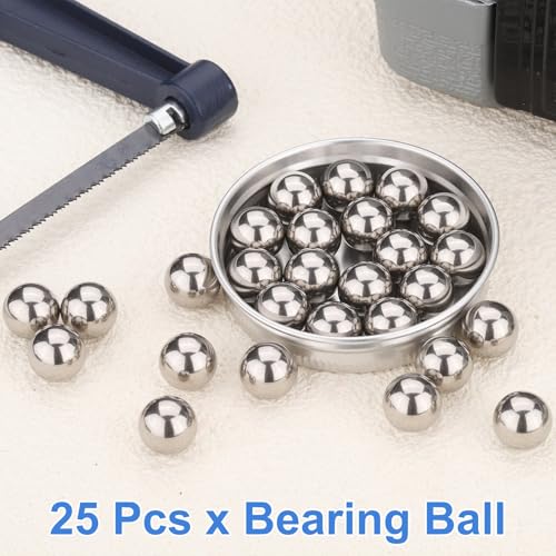 uxcell 25Pcs 7/16" Bearing Balls,316L Stainless Steel G200 Precision Balls