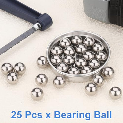 uxcell 25Pcs 7/16" Bearing Balls,316L Stainless Steel G200 Precision Balls