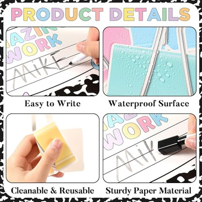 Composition Display Bulletin Board Student Work Classroom Display Bulletin Board Decor Inspirational Student Work Wall Cutout Back to School Borders for Teacher Classroom Office Chalkboard Wall Decor