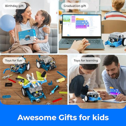Makeblock mBot STEM Coding Toys Robotics for Kids Ages 8-12 (Pack of 2) - size: mBot Blue (Pack of 2)