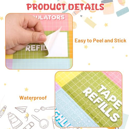 Fancy Land Teacher Toolbox Labels for Classroom Organization Storage