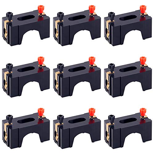 10 Pcs Series or Parallel D Battery Holder Set, Plastic D-Cell Battery Holder, Physical Science Battery Holder, Labs Basic Beginner Circuit Kit - style: Parallel D Battery Holder