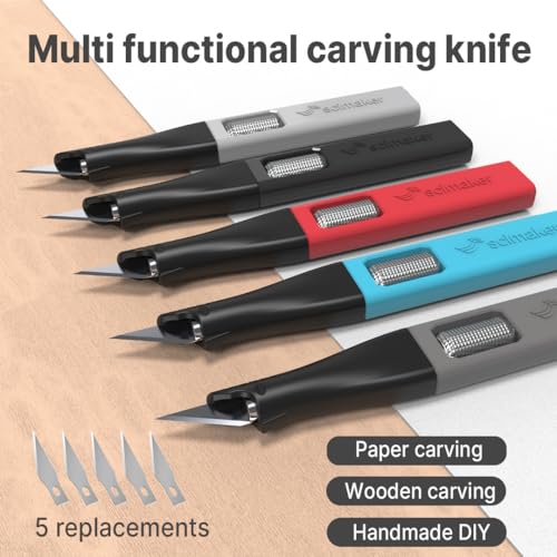 Precision Craft Knife, #11 Blade Storage, 3-Pack Red - color: Red*3pcs