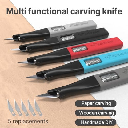 Precision Craft Knife, #11 Blade Storage, 3-Pack Blue - color: Blue*3pcs