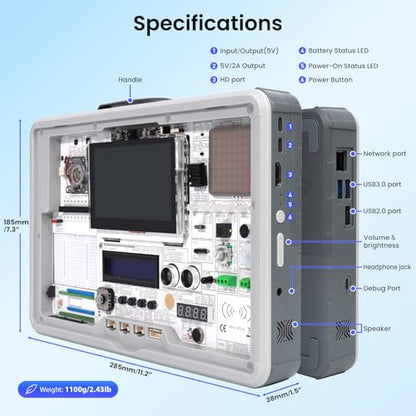 ELECROW CrowPi 3 AI Learning and Development Station for Raspberry Pi 5