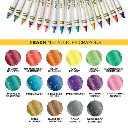 Crayola Ultimate Crayon Box Collection 152ct, Bulk School Supplies for Kids - size: 152 Count (Pack of 1), style: Ultimate Crayon Collection