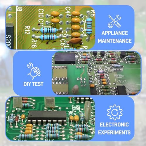 Chanzon 600pcs 30 Values Ceramic Capacitor Kit 10pF-10uF 50V ±10%