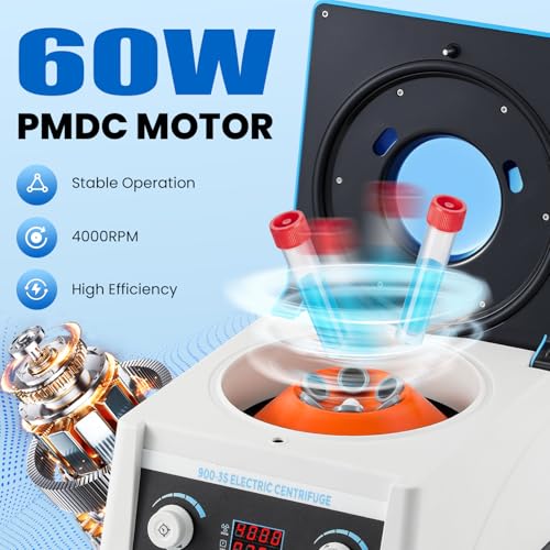 NEWTRY Centrifuge Machine, Electric Desktop Benchtop Lab Centrifuges