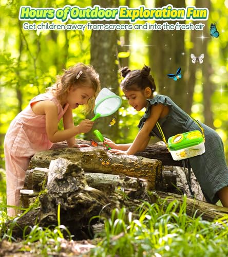 17 PCS Bug Catching Kit Bug Catcher for Kids, Princess Dress Up Shoes Set