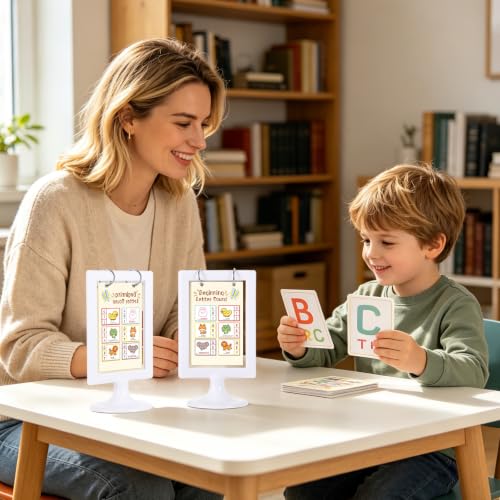 6 Pcs Mini Anchor Chart Holder, 4 x 6 Inches Learning Card Stand Anchor Chart Display for Classroom Teaching Holding Alphabet Number Vocabulary Paper Organization Interactive Displays - size: Size2