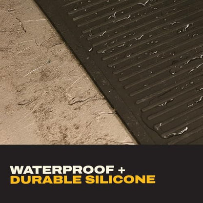 DEWALT Workbench Mat 18x48 in – Heavy Duty 3mm Silicone, Black