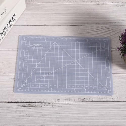 A5 Translucent Cutting Board – Self-Healing Craft Mat for Quilting, Rubber Stamp & Model Making, Non-Slip Non-Reflective Surface(S) - size: 8.7"L x 5.9"W
