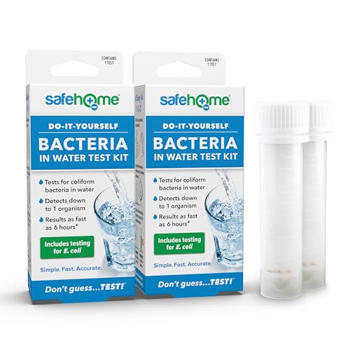 Safe Home DIY Bacteria in Water Test Kit (2 Pack) - color: 2-Pack