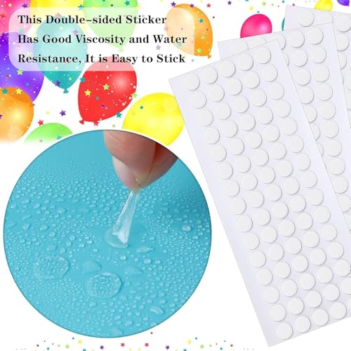 JANYUN 560 Pcs Clear Sticky Stickers Dots,10mm Round Putty Sticky Tack - size: 10mm Round 560pcs