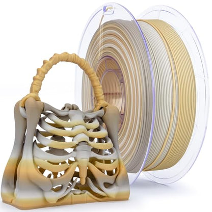 ZIRO 3D Printer Filament, Fast Color Change, Matte PLA 1KG, Beige Shell - color: Beige Shell (Matte)